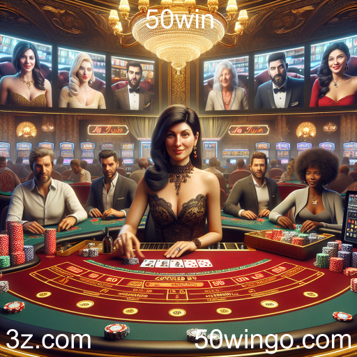 Experiência Imersiva do Cassino Ao Vivo no 50win